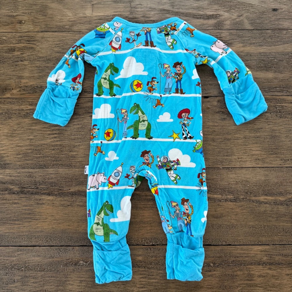 Little Sleepies Disney Toy Story Bamboo‎ Zippy Preemie Blue Woody Buzz Lightyear